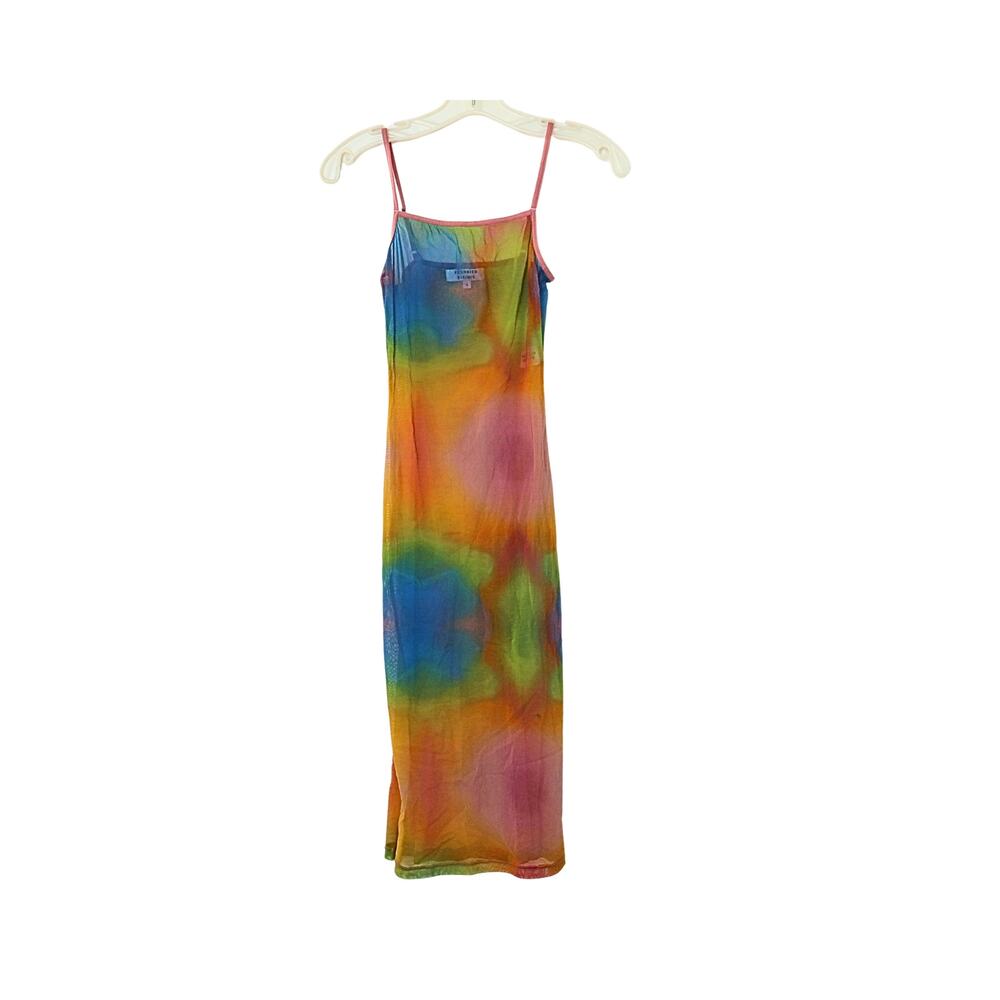 Dixie Mesh Dress - Rainbow - S